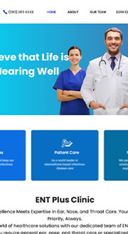 More ENT Website Templates